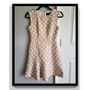J Crew polka dot tweed mini dress